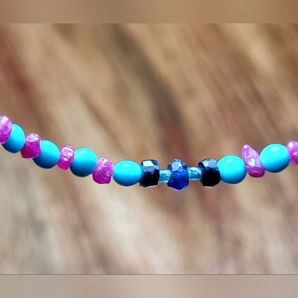 Beaded Gemstone Necklace